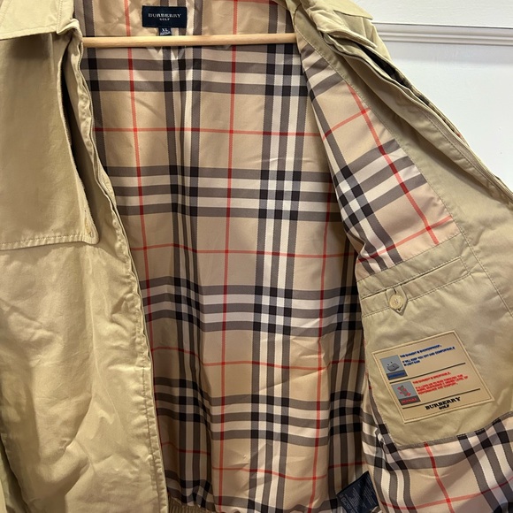 Vintage Burberry Golf Rider Cup 2006 Golf Jacket Tan Size women’s XL (men’s M) - Picture 6 of 8